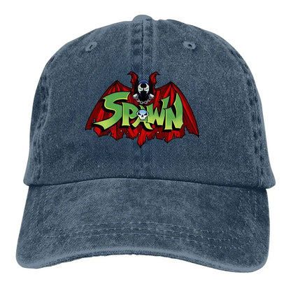 Washed Men's Baseball Cap  Comic Golf Hats