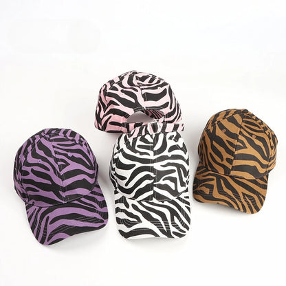 Leopard Print Baseball Cap Ladies Sun Hats