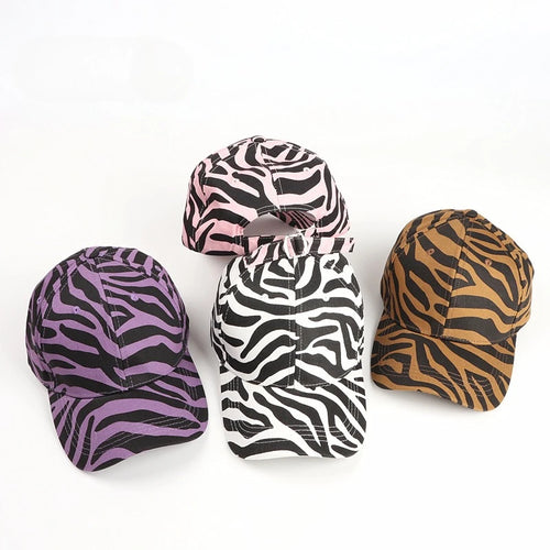 Leopard Print Baseball Cap Ladies Sun Hats