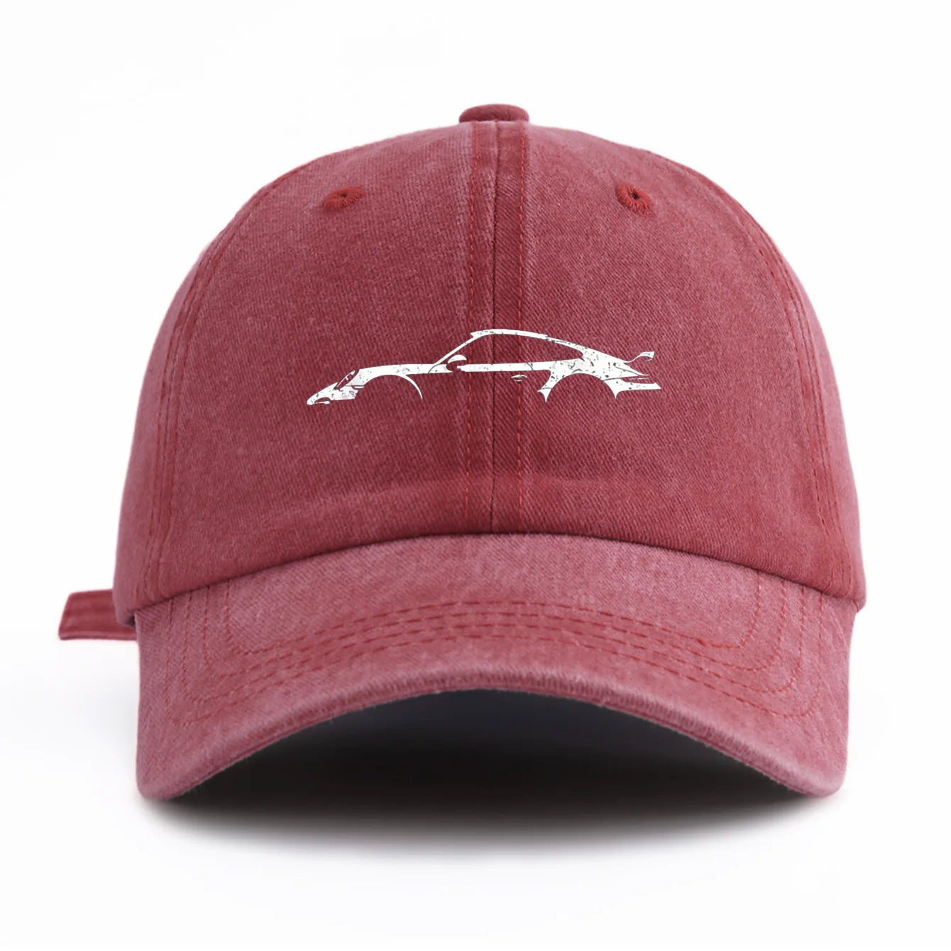 1pc 911 Print Washed Baseball Cap for Adults