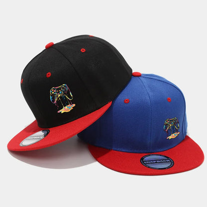 1PC Two - Color Block Hip - Hop Cap for Men and Women Snapback Cap