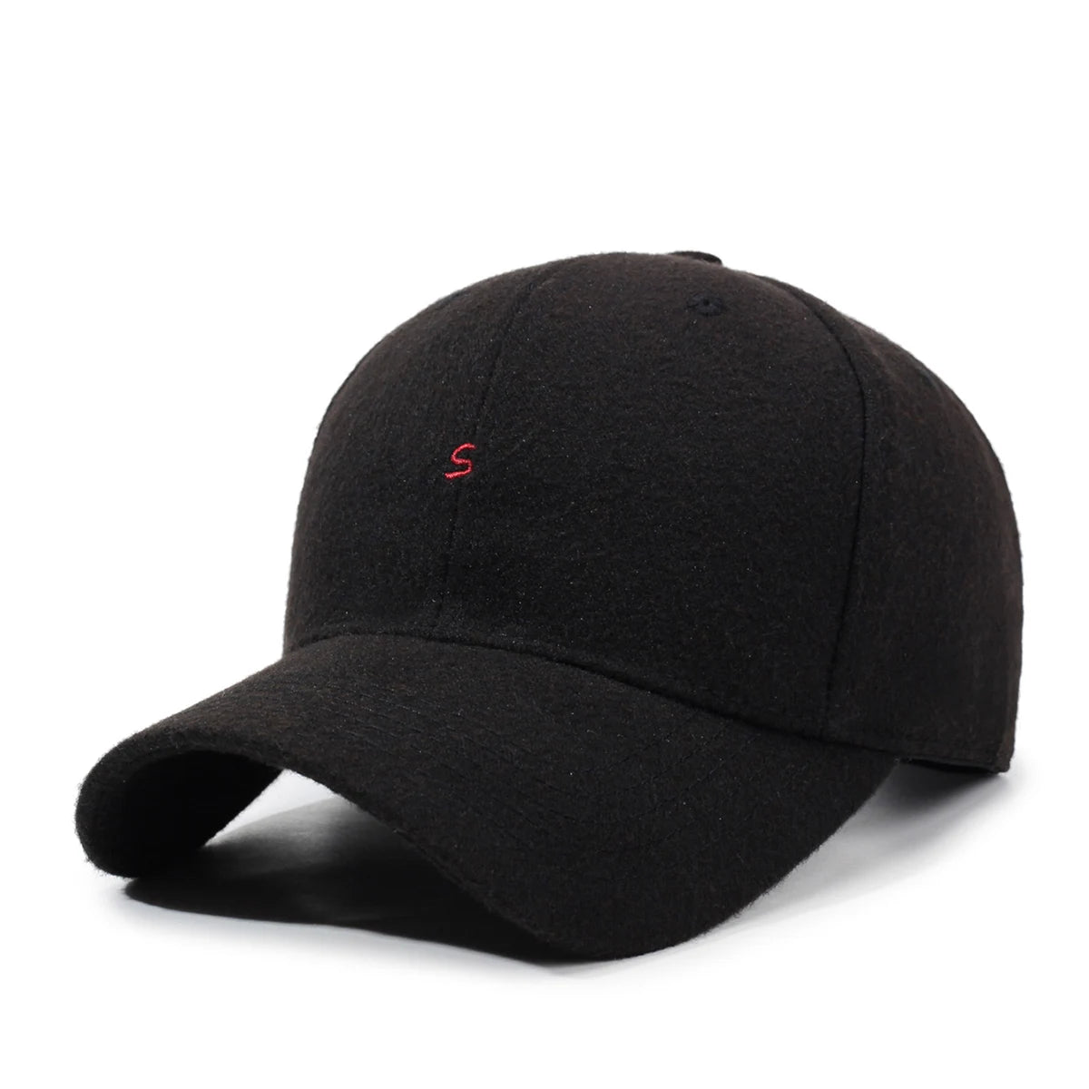 Hat with a Large Head Circumference That Makes the Face Look Smaller, Hard-Brimmed Baseball Cap for Women