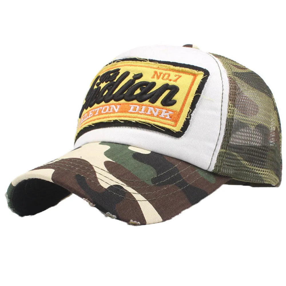 Streetwear Letter Embroidery Mesh Dad Baseball Cap Fashion Snapback