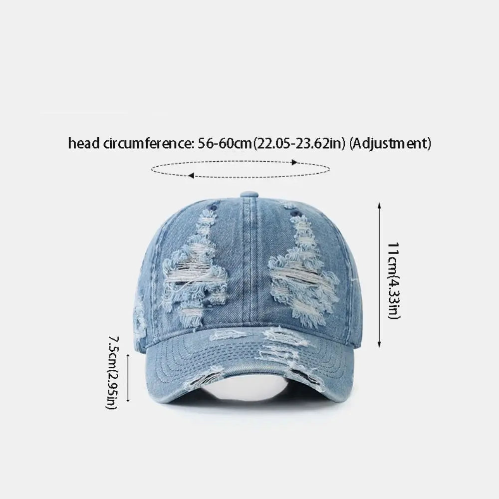 Versatile Creative Denim Baseball Cap