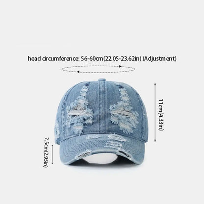 Versatile Creative Denim Baseball Cap