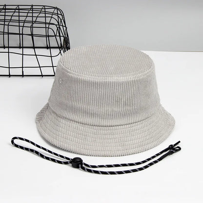 Dad Winter Hat Lady Outdoors Corduroy Bucket Hats Men