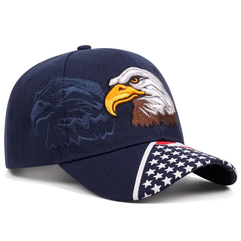 Eagle American Flag Embroidered Hip Hop Hat