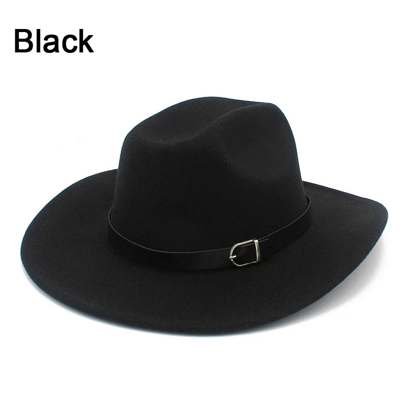 New Fedora Hat Women Felted Hats For Men Jazz Hat