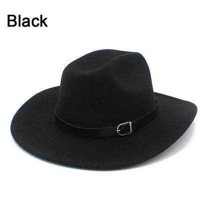 New Fedora Hat Women Felted Hats For Men Jazz Hat