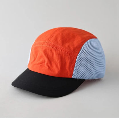 New 5 Panel Quick Dry Mesh Baseball Cap