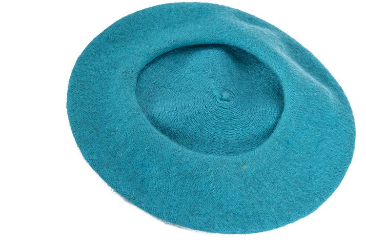 Korean Women Beret Hat Autumn Winter Fashion Casual Warm