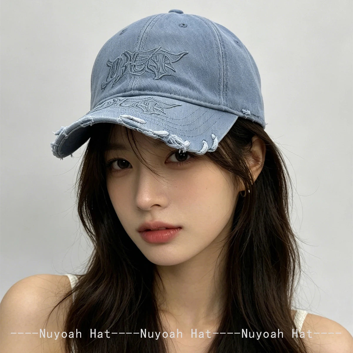 Unisex Hip-Hop Braided Rope Letter Embroidery Baseball Cap