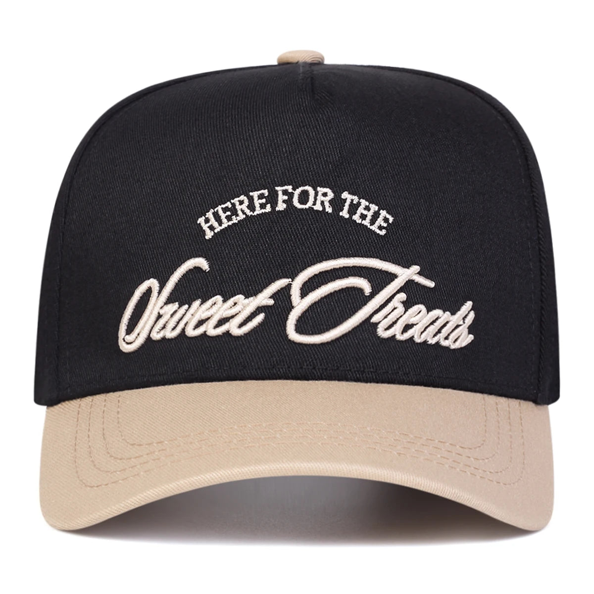 Unisex Sweet Treats Letter Embroidery Baseball Caps Spring and Autumn