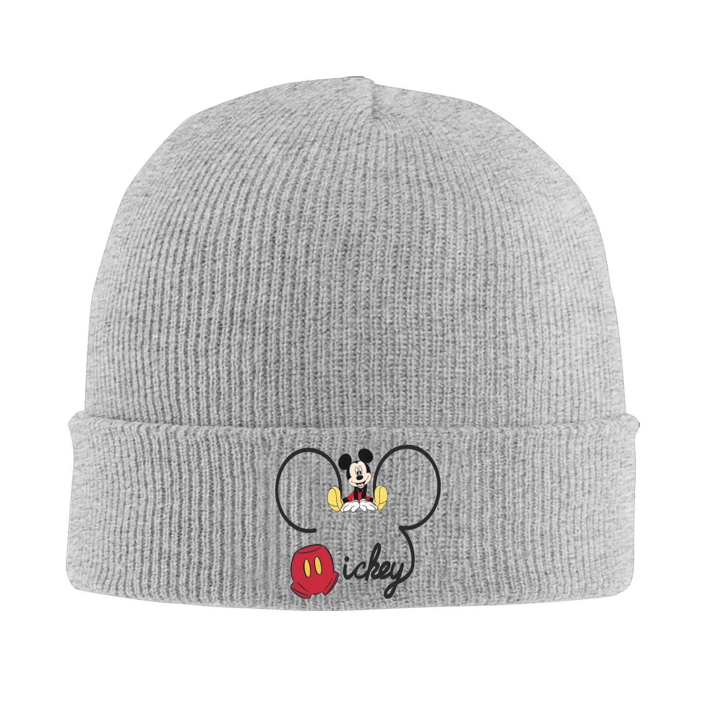 Minnie Mouse Mickey Knitted Caps For Women Men Beanie Winter Hats