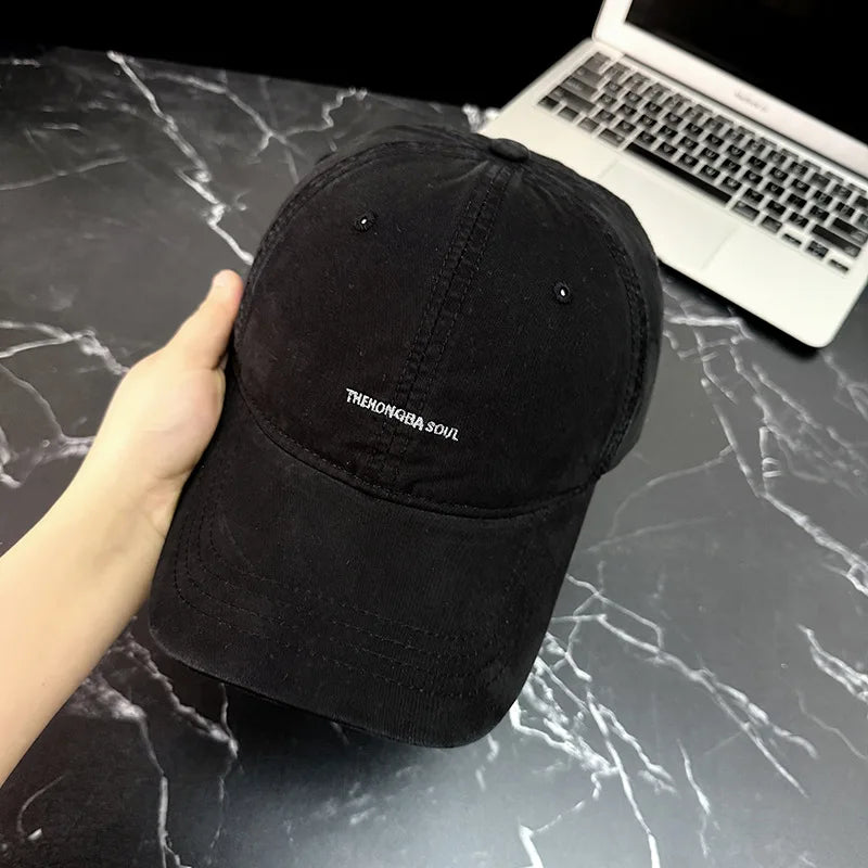 Retro Cotton Baseball Caps Spring Summer