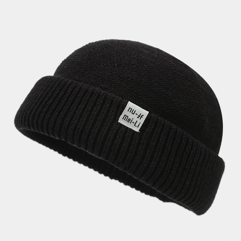Hip Hop Beanie Knitted Hat Men Fashion Skullcap Autumn Women
