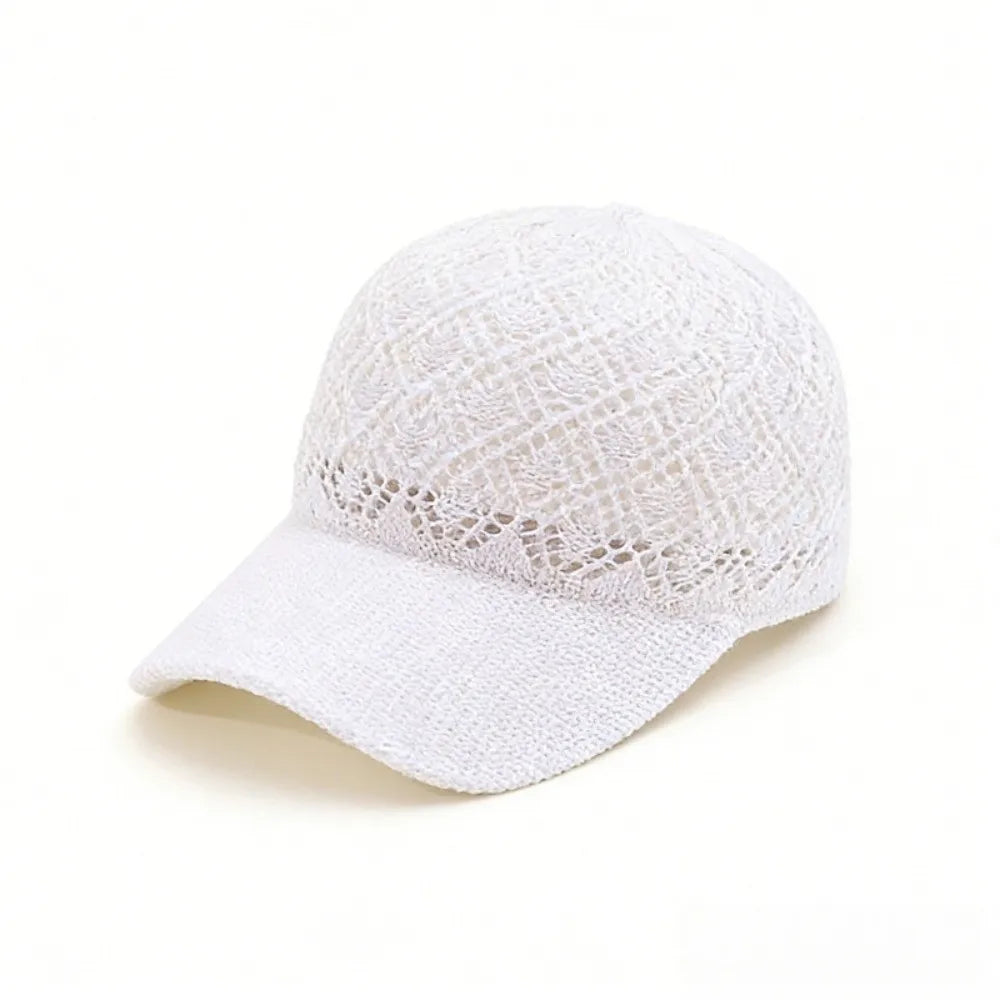 Fashion Hollow Thin Baseball Cap Adjustable