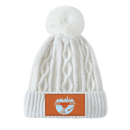 Chicago House Music Themed Design Casual Pompom Hat