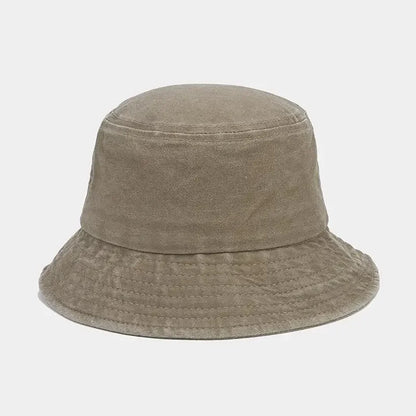 Kids Baby Washed Denim Cotton Bucket Hat Boy Girls Caps