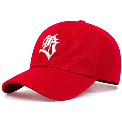 Unisex Gothic Letter Geometric Embroidery Baseball Caps