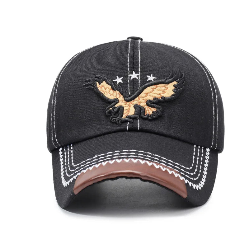 Fashionable Eagle - Embroidered Outdoor Baseball Cap