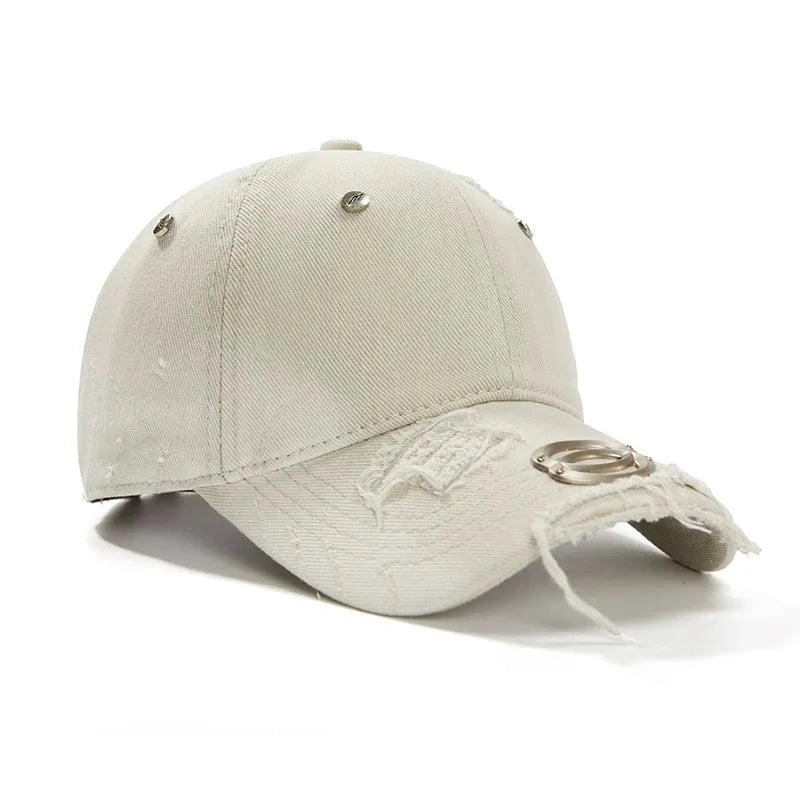 2025 Washed Ripped Vintage Baseball Cap Men Women