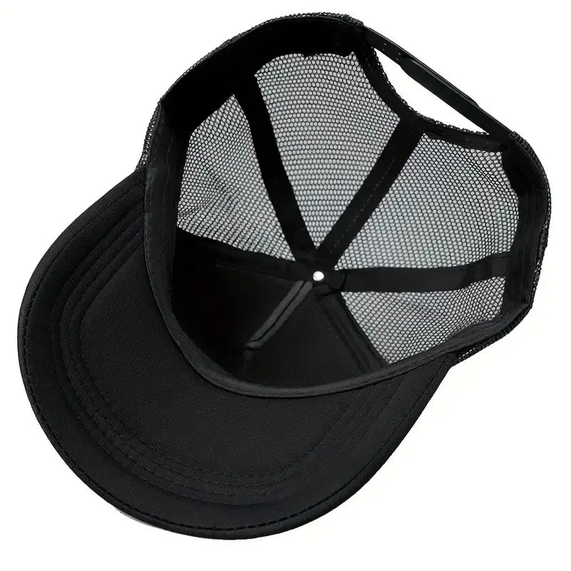 Vibrant Rooster Design Mesh Baseball Cap