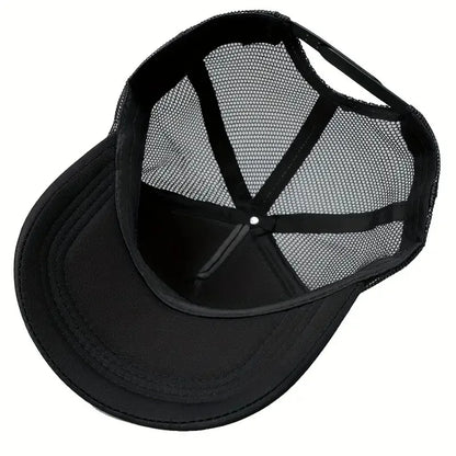 Vibrant Rooster Design Mesh Baseball Cap
