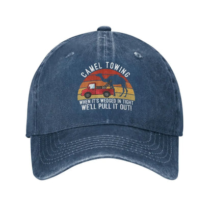Camel Towing Hat Camel Towing When It's Wedged In Tight We'll Pull It Out Hat Men