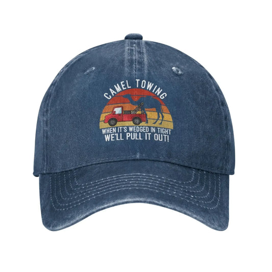 Camel Towing Hat Camel Towing When It's Wedged In Tight We'll Pull It Out Hat Men