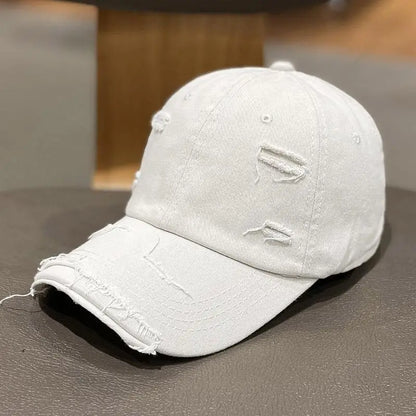 Retro Women Baseball Cap Solid Color Snapback Hat