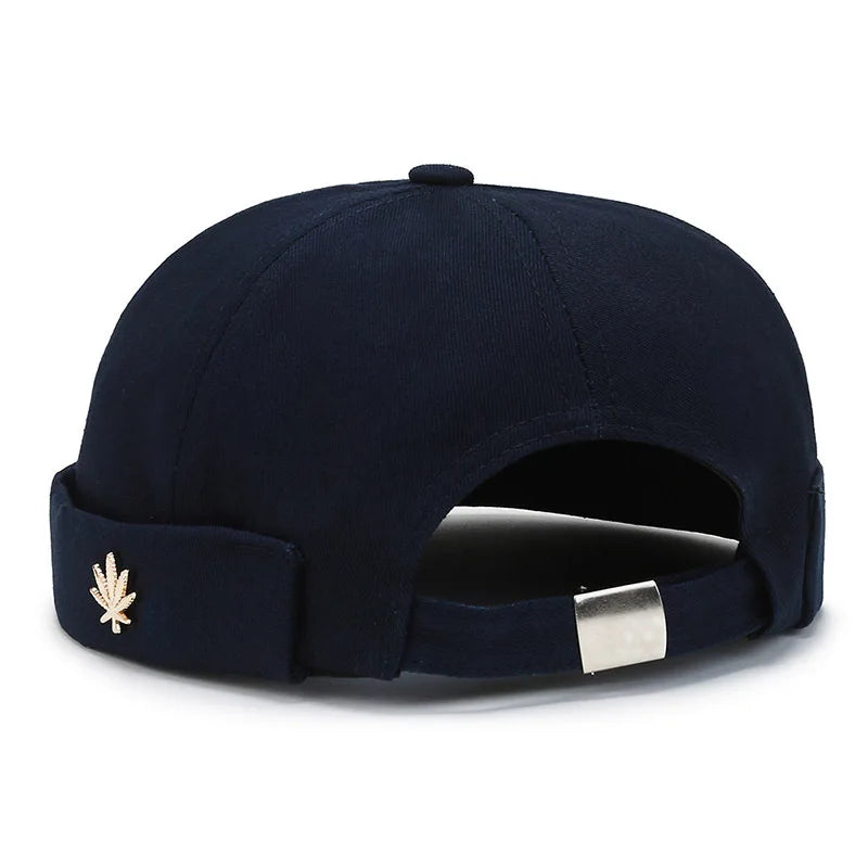 Vintage Palm Embroidery Beanie Hats Men's Docker Cap Spring Landlord Hat Unisex