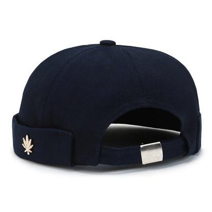 Vintage Palm Embroidery Beanie Hats Men's Docker Cap Spring Landlord Hat Unisex