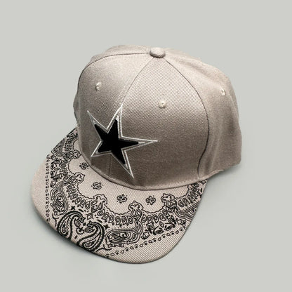 Hip-hop Pentagram Embroidery Baseball Hats Men Women