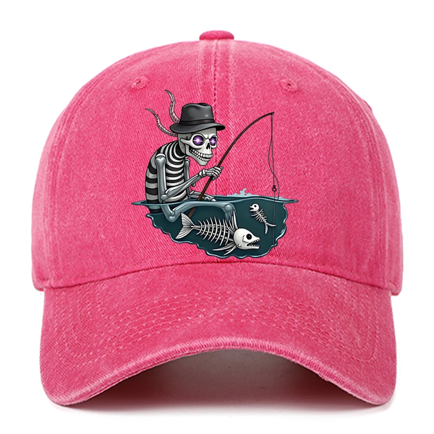 Personalized Skull Print Baseball Cap For Men And Women
