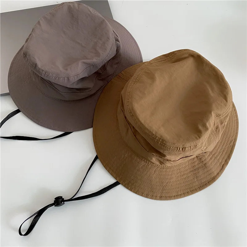 Bucket Hat Men Summer Sun Hats Women Versatile Casual Fishing Cap