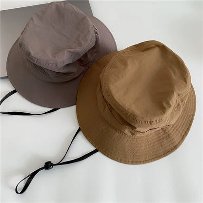 Bucket Hat Men Summer Sun Hats Women Versatile Casual Fishing Cap