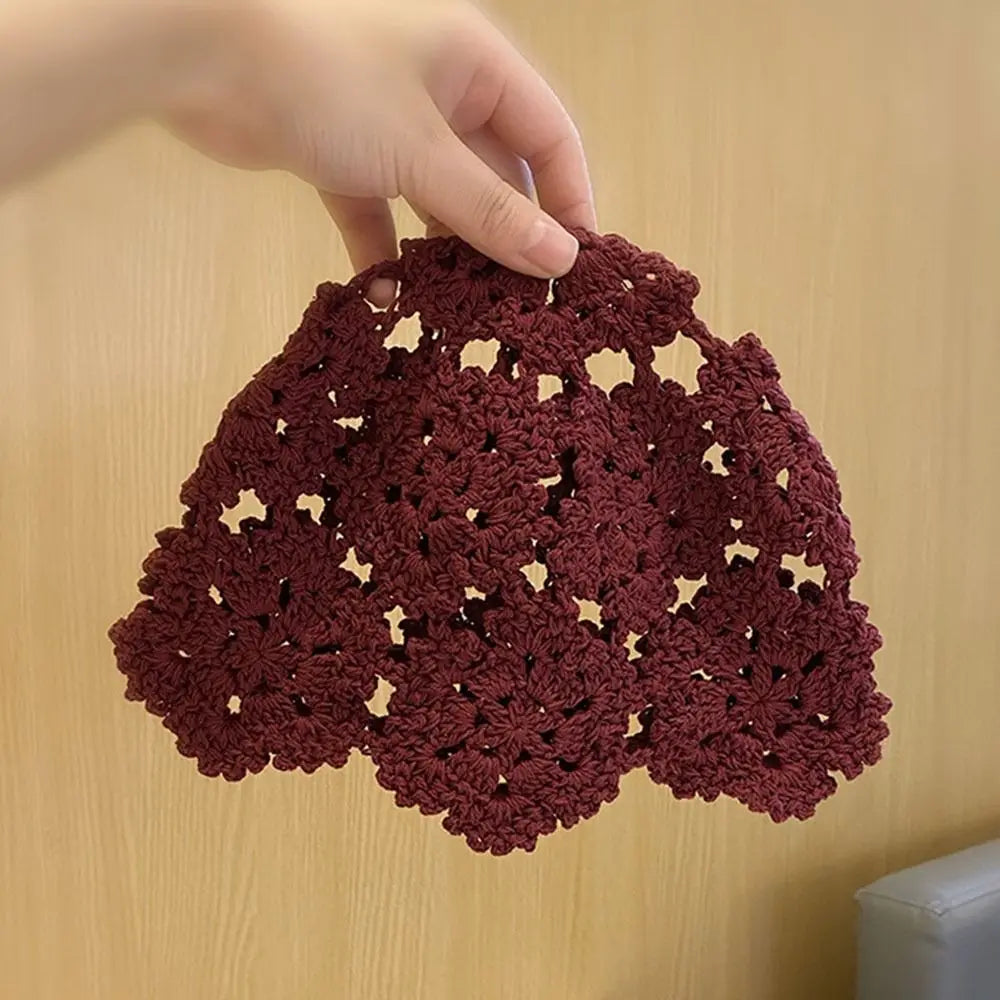 Autumn Winter Knitted Hat Hollowed Out Knitted Hat