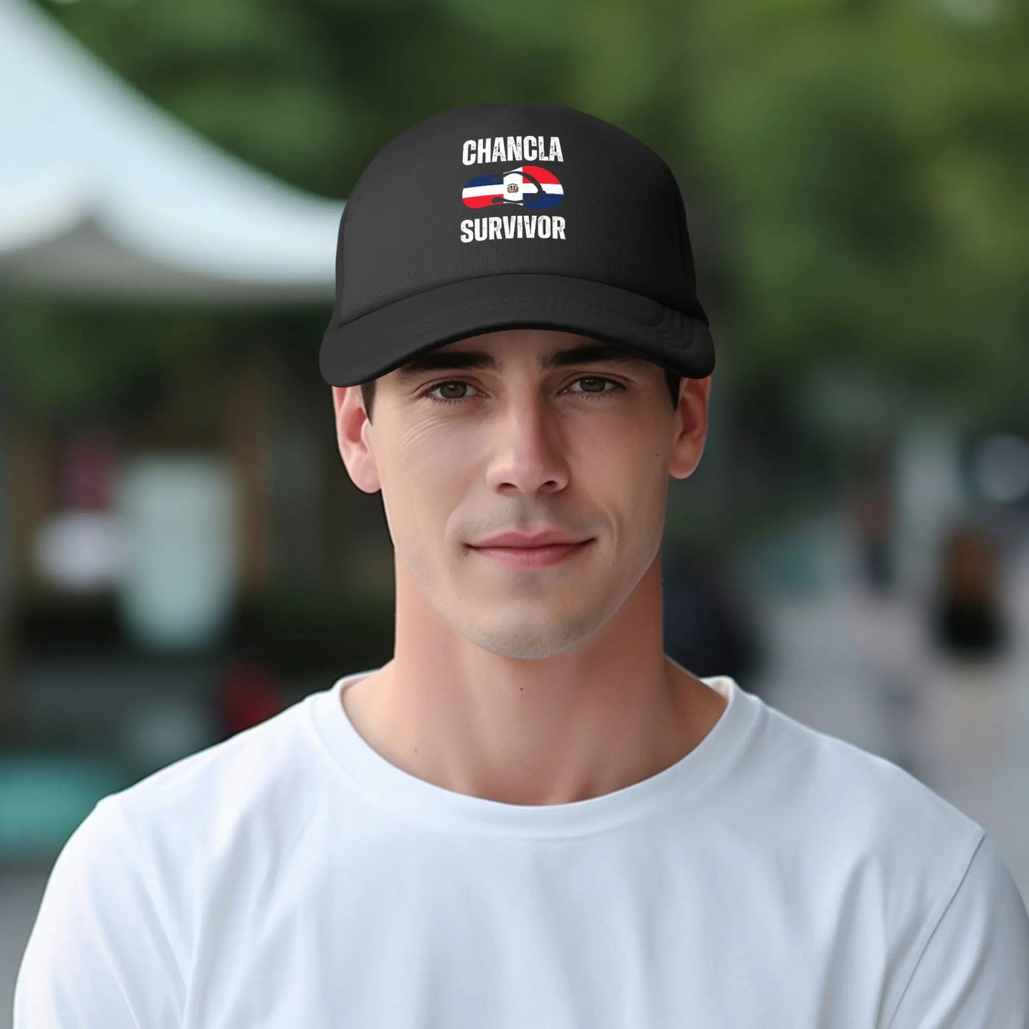 Dominican Republic Flag Hispanic Heritage Mesh Baseball Cap Men
