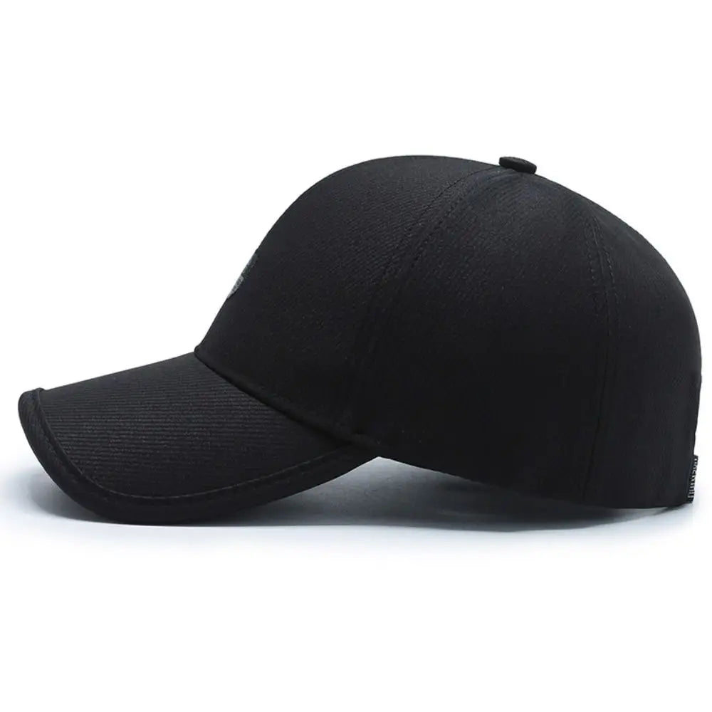 Retro Cotton Baseball Cap Adjustable Classic Peaked Cap