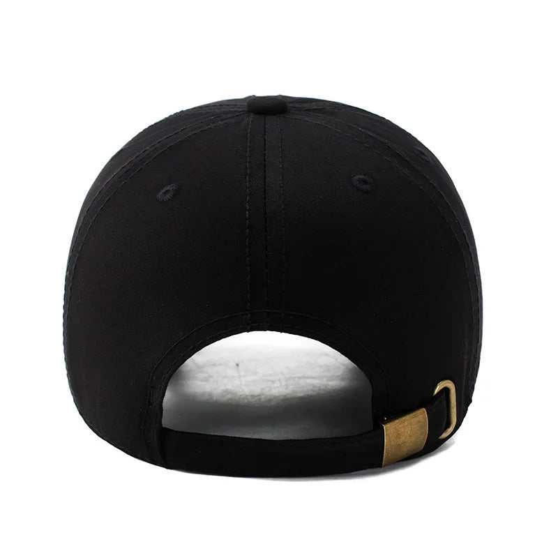 Three Horizontal Lines Embroidery Baseball Caps