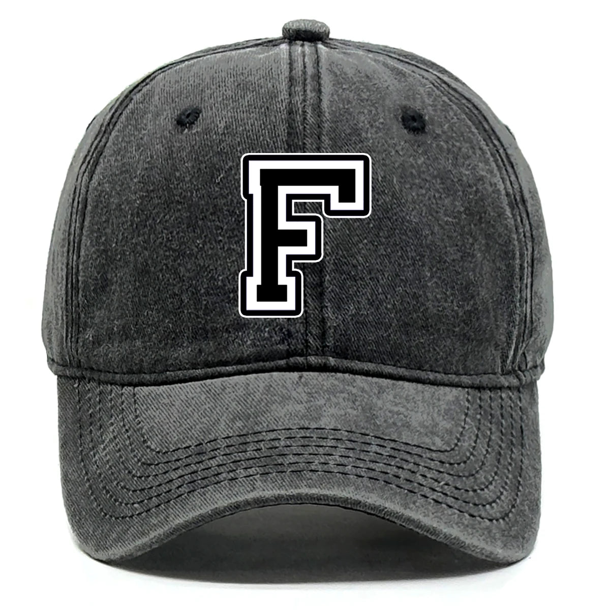 Popular Letters Print Baseball Caps Black Hat Gift Golf Dad Hat