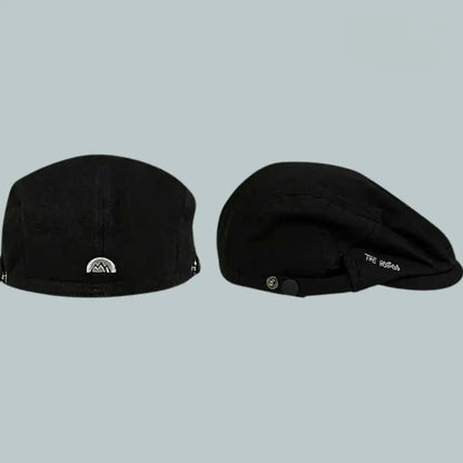 Casual Embroidery Beret Hat Vintage Cotton Newsboy Cap