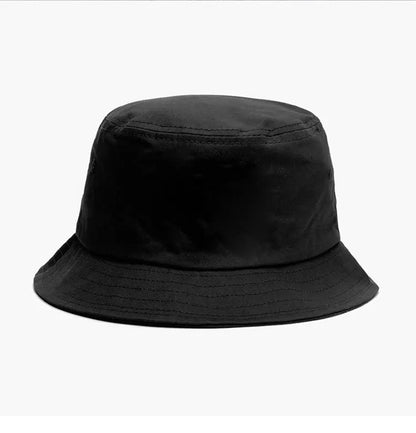 Solid Color Fisherman Hat Korean Trendy Hip Hop Bucket Hat Summer Flat Top Sun Cap Casual Outdoor
