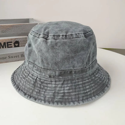 Big Head Plus Size Bucket Hat Cotton Panama Fisherman Hat