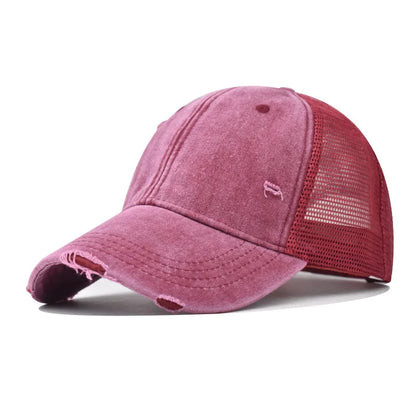 Distressed Baseball Cap Dad Hats For Men Women Vintage