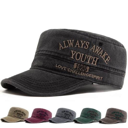Spring Summer Soft Baseball Cap For Women Vintage Washed Cotton Ponytail Caps