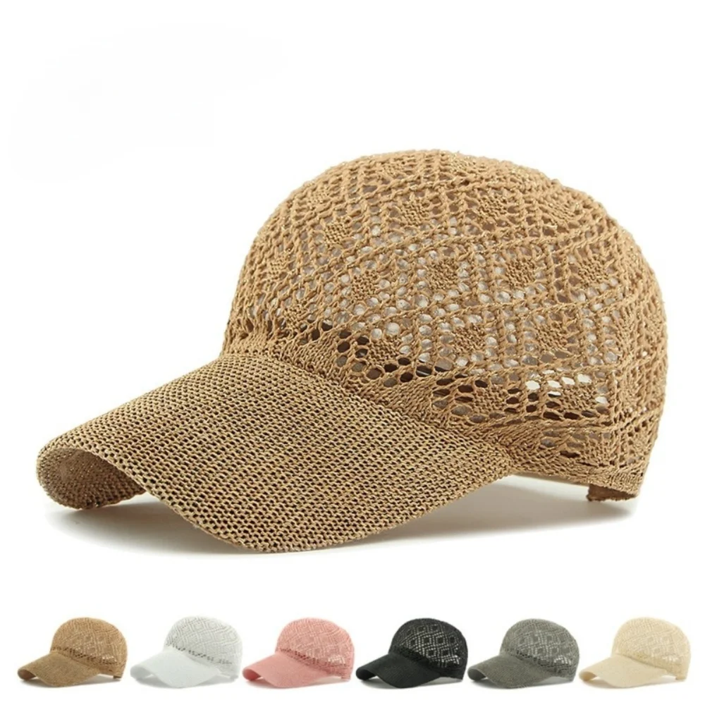 Fashion Hollow Thin Baseball Cap Adjustable