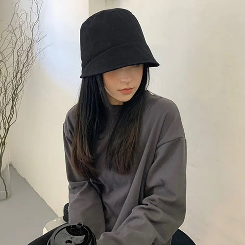 Anti-UV Foldable Bucket Hat Cotton Fisherman's Hat