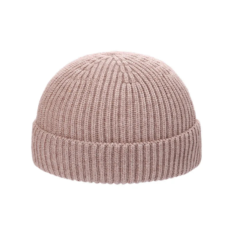 Autumn  Winter Short Warm Melon Hat Men
